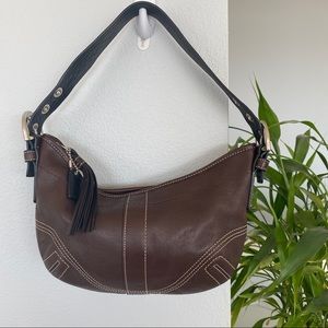 Coach Vintage Soho Hobo Brown Leather Shoulder Bag